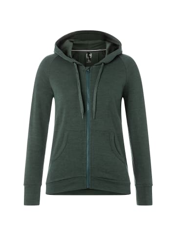 super.natural W ESSENTIAL ZIP HOODIE in Tannengrün