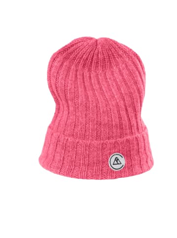 CASH-MERE.CH Bio Rib Mütze in Malibu Pink