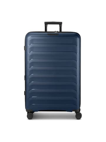 D&N Toronto 4 Rollen Trolley L 75 cm mit Dehnfalte navy