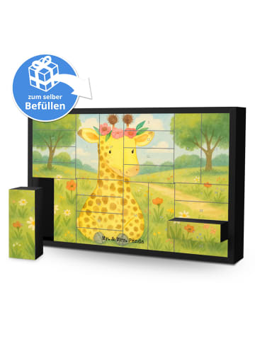 Mr. & Mrs. Panda Adventskalender Giraffe Blumenkranz Design ohne... in Weiß