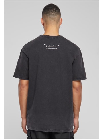 Merchcode T-Shirt "Love Yourself First" in Schwarz