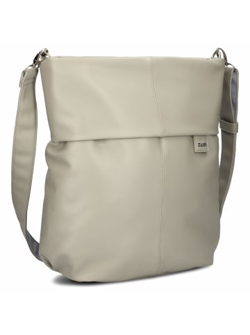 Zwei Mademoiselle M140 - Schultertasche 35 cm (nubuk-cappuccino) in cement