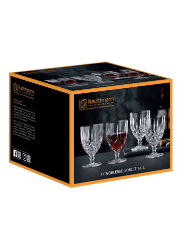 Nachtmann 4 er-Set Noblesse Kelchgläser in Transparent