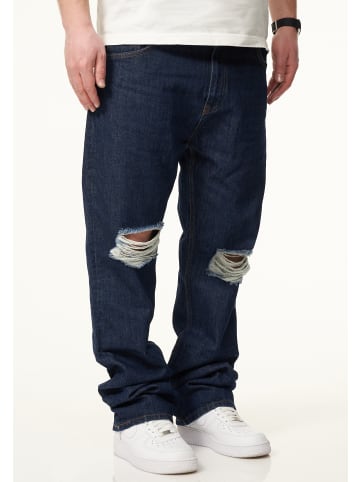 DAILY COTTON Jeans - DCPARADERA Lange Hose Ripped Straight-Fit in Indigo