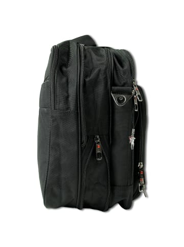 Travel n meet Travel N Meet Schultertasche Spinnstoff, Polyester schwarz ca. 43cm