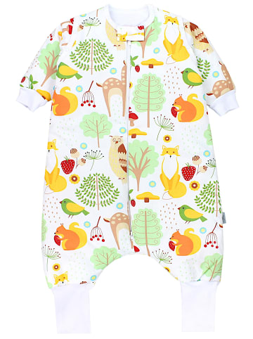 TupTam Winterschlafsack mit Armen Beinen in weiß Modell 6