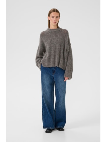 Karen By Simonsen Strickpullover KBBlake Baggy fit in Dark Gray Melange