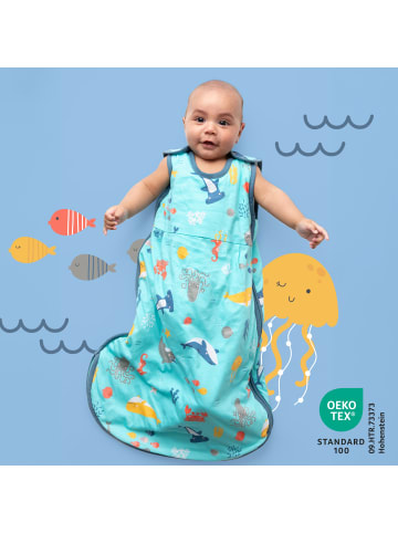 Schlummersack Babyschlafsack, 1.0 TOG in Hellblau