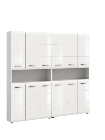 ebuy24 Badmöbelset Ice (2-teilig) Weiß 180 x 30 cm