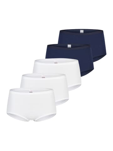 SPEIDEL Panty Cotton & More in Weiß / dunkelblau
