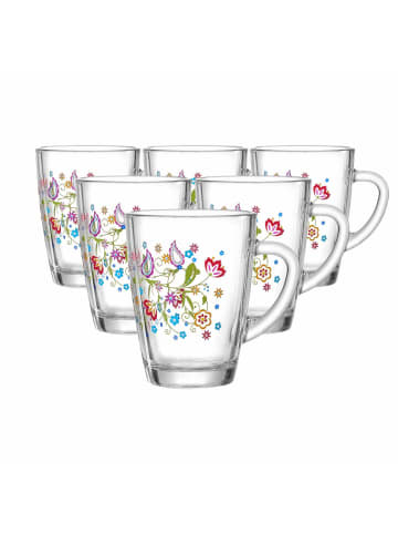 Ritzenhoff & Breker 6er Set Kaffeegläser Shanti 380 ml bunt in bunt