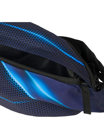 BAAGL Bauchtasche Snap in Schwarz Bluelight