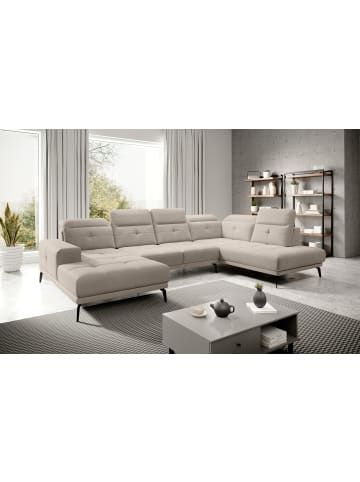 MF Design Brita Recamiere Rechts in Mushroom -  (L) 205 x (B) 350 x (H) 107 cm