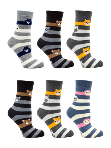 Yuhu Thermo Socken Damen 6er Pack in Mehrfarbig