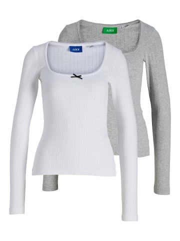 JJXX 2er-Pack Top in Bright White