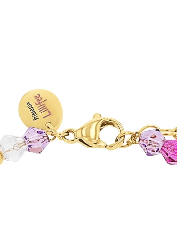 Prinzessin Lillifee Armband Edelstahl, IP Gold in Lila