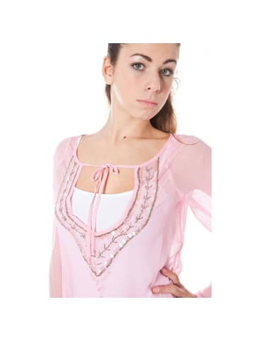 Phard Pink Rosa Seide Damen T-Shirt