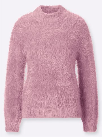 Sieh an! Stehkragenpullover in mauve