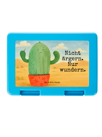 Mr. & Mrs. Panda Brotbox Kaktus Wut Design mit Spruch in Weiß