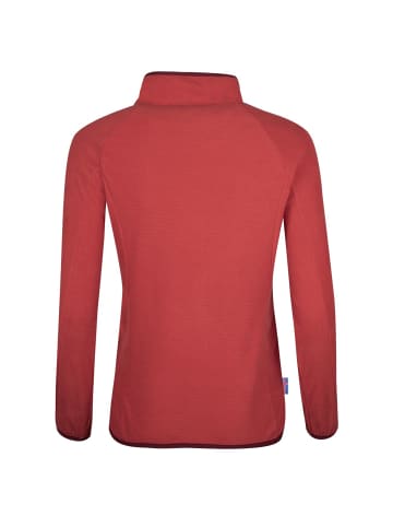 Westfjord Fleecejacke "Reynisfjara" in Mineralrot