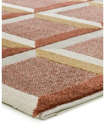 Atticgo Kurzflor-Teppich AMARA in kupfer