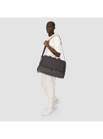 Redolz Essentials 12 Weekender-Reisetasche 50 cm mit Bodenfach aufsteckbar black
