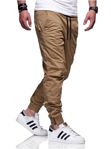 Jack & Jones Chino-Jogger - JJVEGABOB Jogger-Hose Jeanshose Stoffhose in Beige