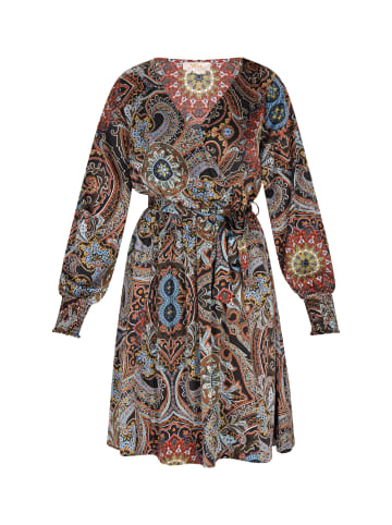 usha FESTIVAL Damen Dress in Schwarz Mehrfarbig