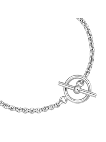 Glanzstücke München Armband T-Bar aus Edelstahl in silber