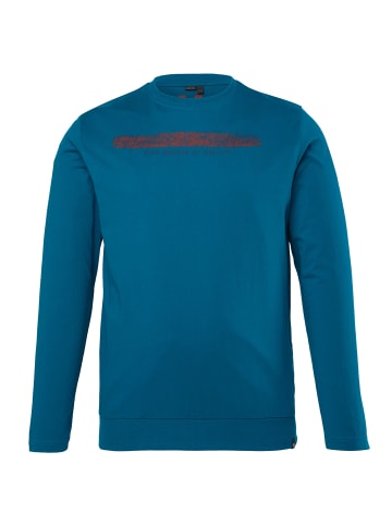 Men Plus Kurzarm T-Shirt in rauchblau