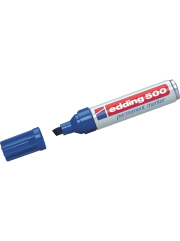 edding Permanentmarker edding 500 blau