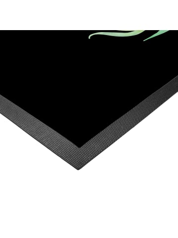 Mr. & Mrs. Panda Fussmatte Hase Sitzen ohne Spruch in Schwarz