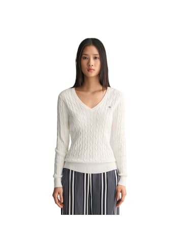 Gant Strickpullover in Ecru