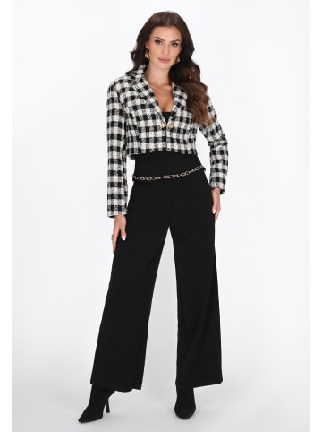 faina Women Jacket in black offwhite