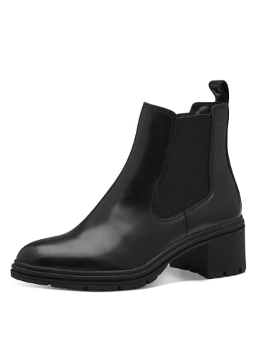 Tamaris Reißverschlussstiefelette in schwarz