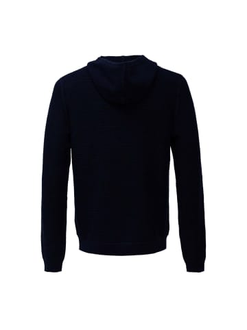 Salsa Jeans Kapuzenpullover Waffle Knit in Dark Blue V1