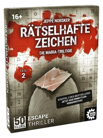 Game Factory Escape Spiel - Rätselhafte Zeichen in mehrfarbig
