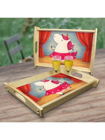 Mr. & Mrs. Panda Sofa Tablett Einhorn Ballerina Design ohne Spruch in Weiß