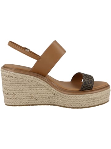 Calvin Klein Keilsandale Wedge Sandal 50 - Mono Mix in braun