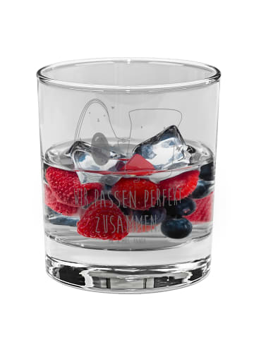 Mr. & Mrs. Panda Longdrinkglas Avocado Toast mit Spruch in Transparent