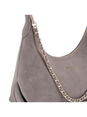 Seidenfelt Rena Schultertasche 30 cm in grey