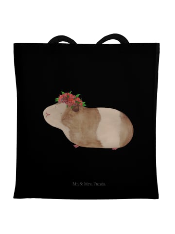 Mr. & Mrs. Panda Tasche Meerschweinchen Weisheit ohne Spruch in Schwarz