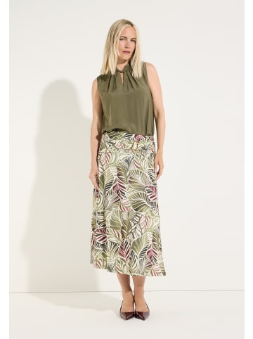 More & More feminines, leichtes Blusentop in jungle green