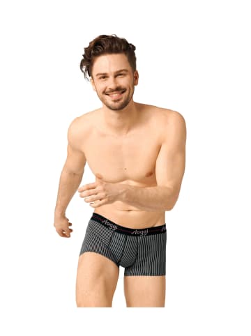 Sloggi Boxershort 2er Pack in Schwarz/Dunkelgrau