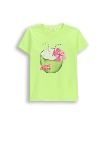Coccodrillo T-shirt mit kurzen Ärmeln in limonengrün