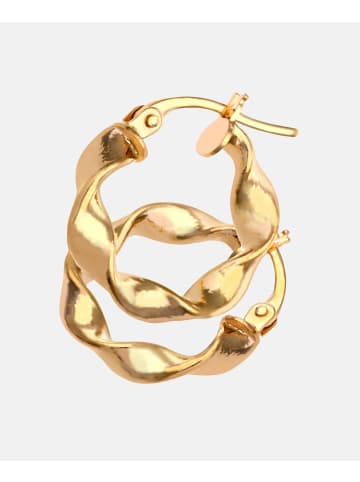 Vanlere Creolen aus 375 Gelbgold