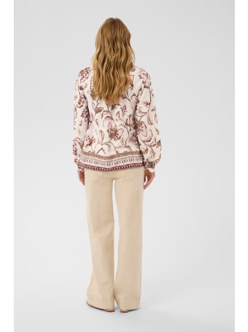Cream Langarm-Bluse CRTiah Regular fit in Pink Flower
