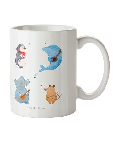 Mr. & Mrs. Panda Plastikbecher Big Einheit ohne Spruch in Weiß