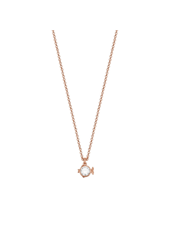 ESPRIT Halskette mit Anhänger in Rotgold – (L)42cm