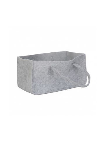 relaxdays Kaminholztasche in Grau
